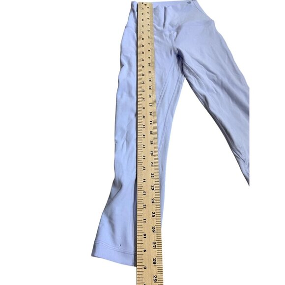 Lululemon High-Waist Light Purple Yoga Pants Size 2 Full Length Stretchy Nylon/E - Picture 6 of 8